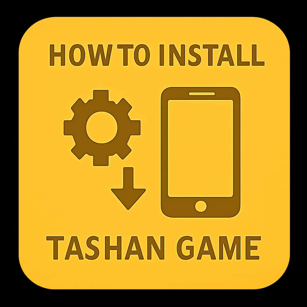 Icon representing the installation guide for Tashan Game.