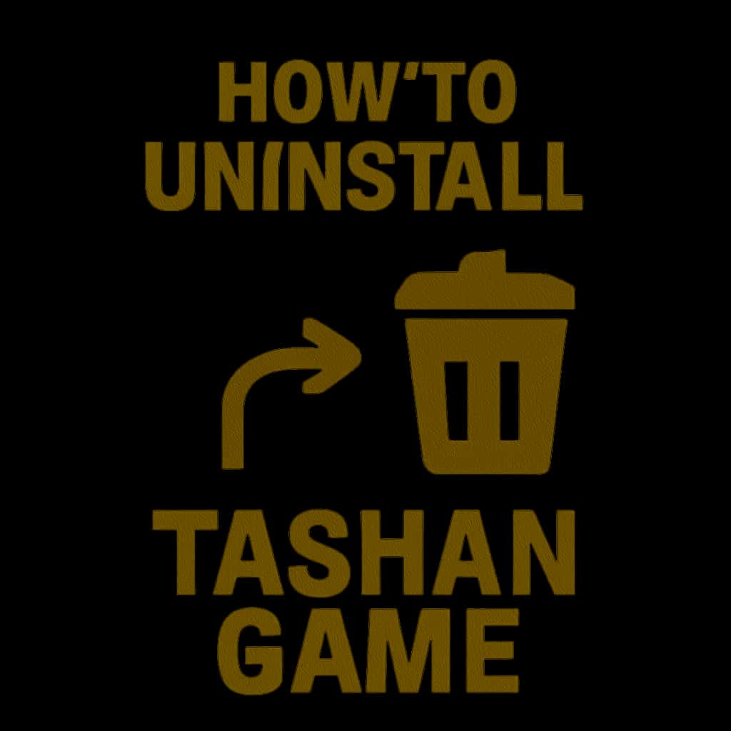 Icon representing the uninstall guide for Tashan Game