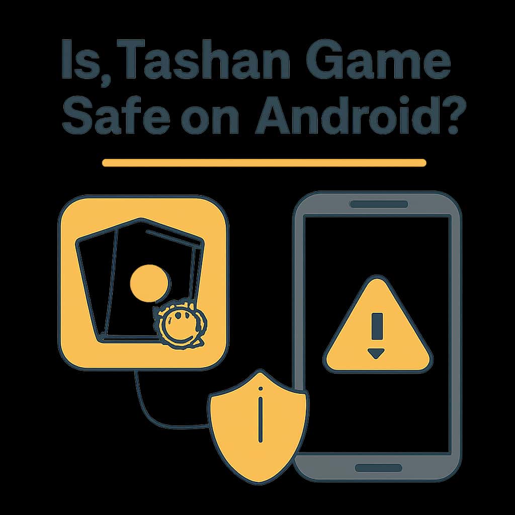 An educational diagram about Tashan Game safety on Android.
