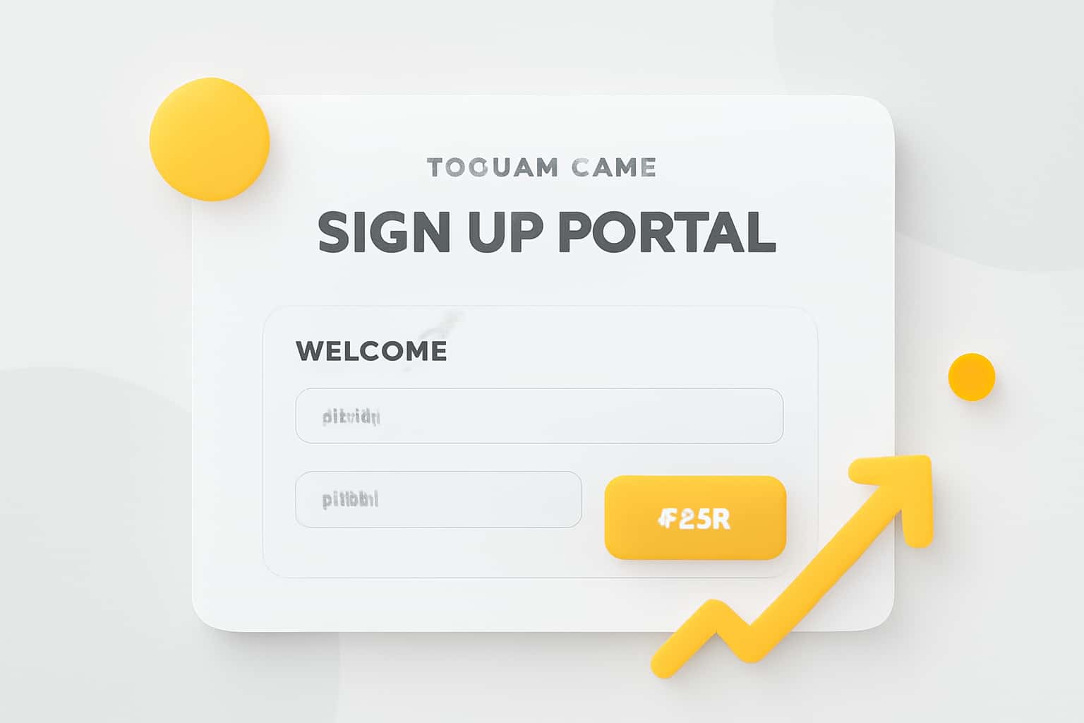 Tashan Game Sign Up Portal Interface