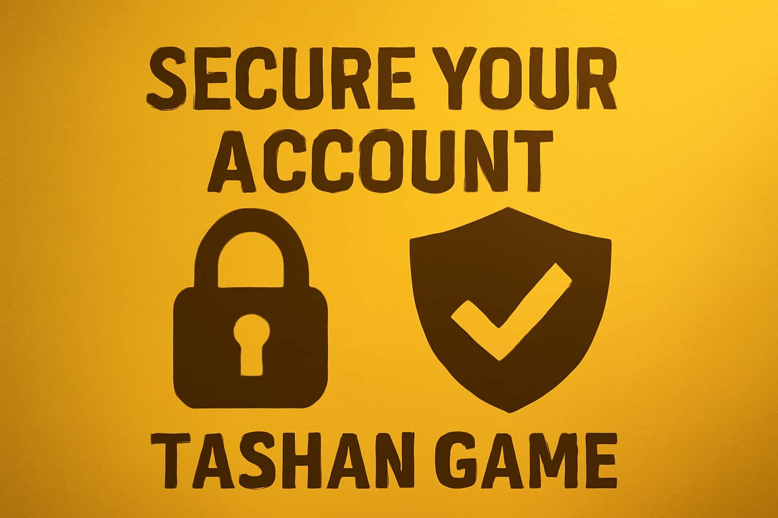 Image depicting security measures for Tashan Game account management.