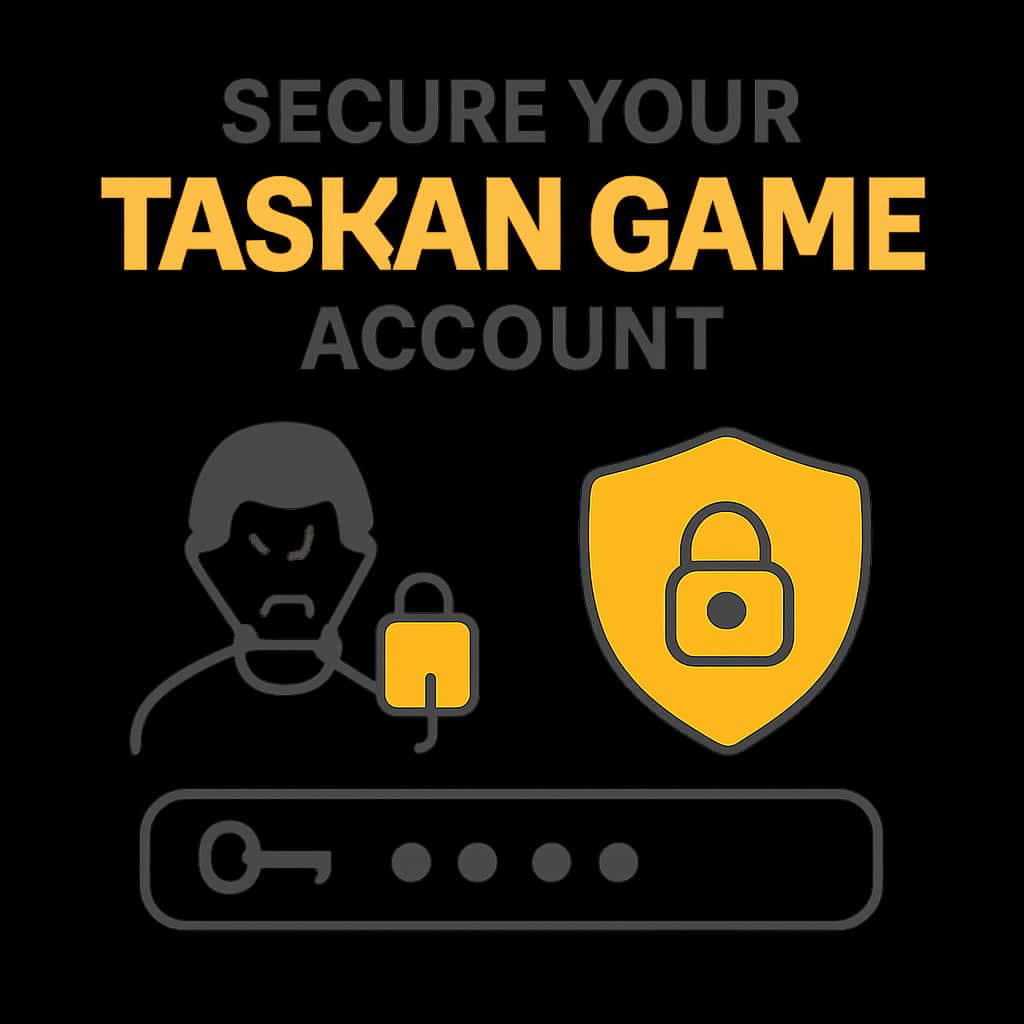 Illustration detailing the security steps for Tashan Game.