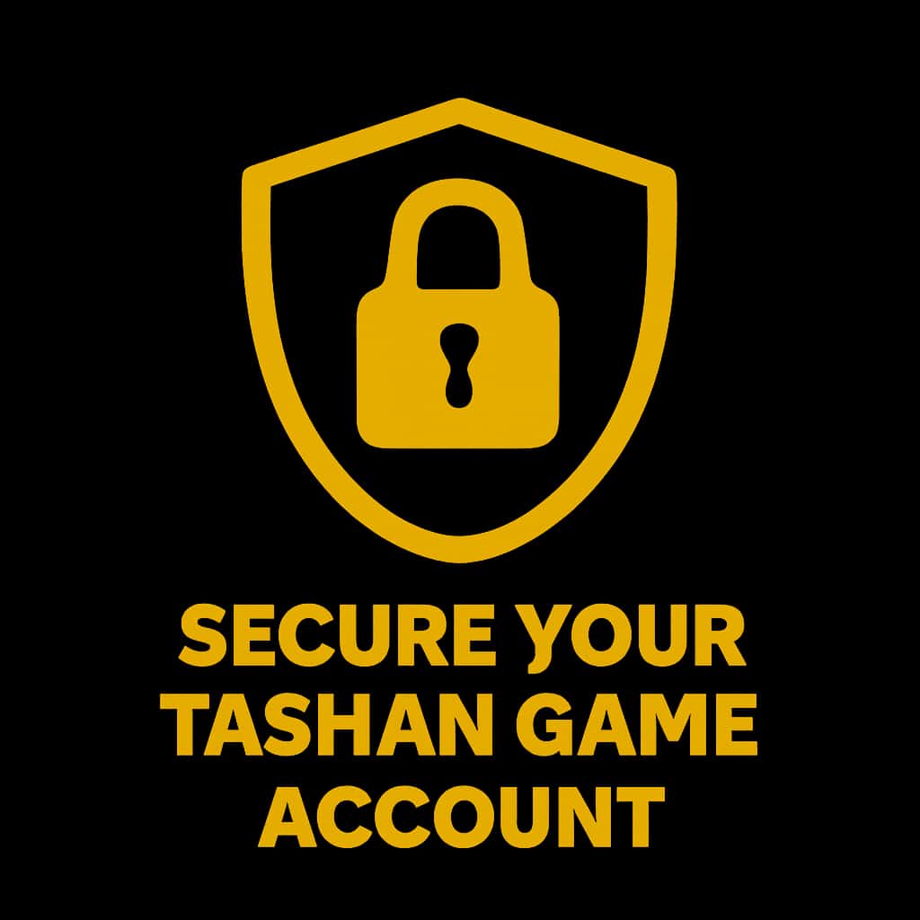Icon showing guidance for securing Tashan Game accounts.
