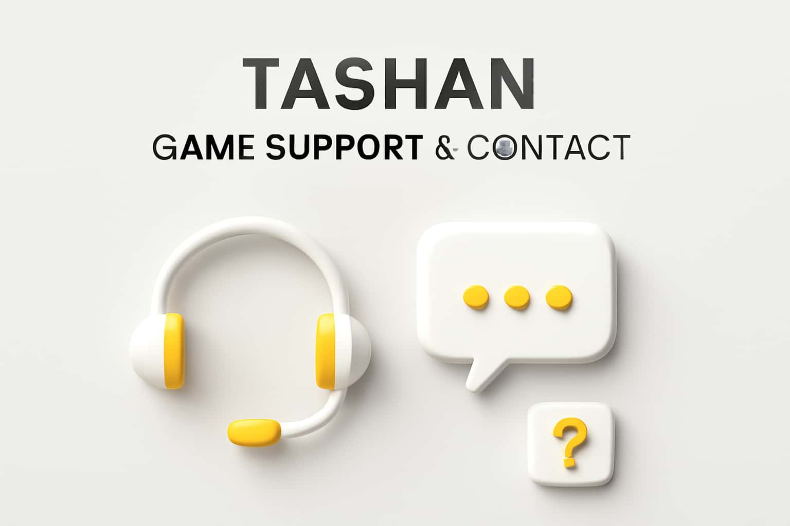 Tashan Game Support & Contact Interface