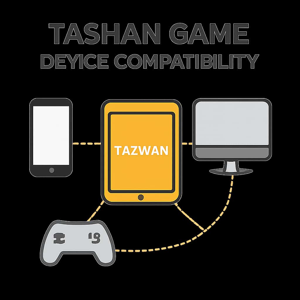 Diagram illustrating Tashan Game device compatibility.