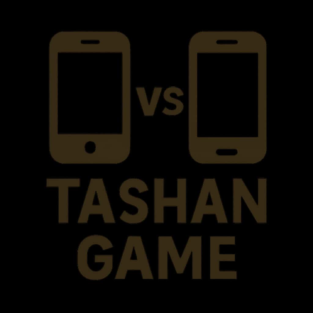 Badge representing Tashan Game support for iOS and Android.