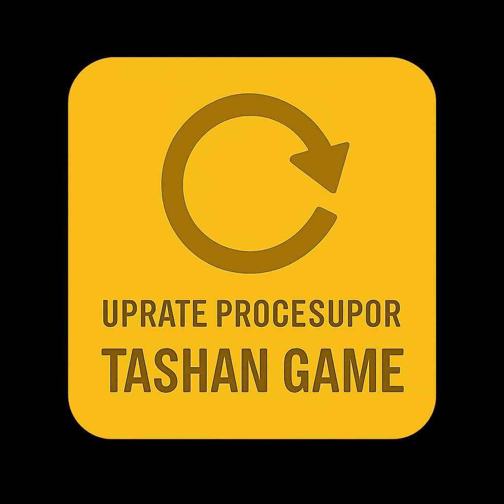 Badge representing the update process for Tashan Game.